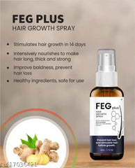 FEG Hair Growth Spray For Both Men & Women - FDA Approved